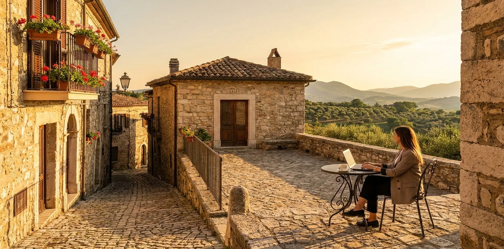 意大利用游牧签证复活鬼城，月入 €2,500 就能住进托斯卡纳山城