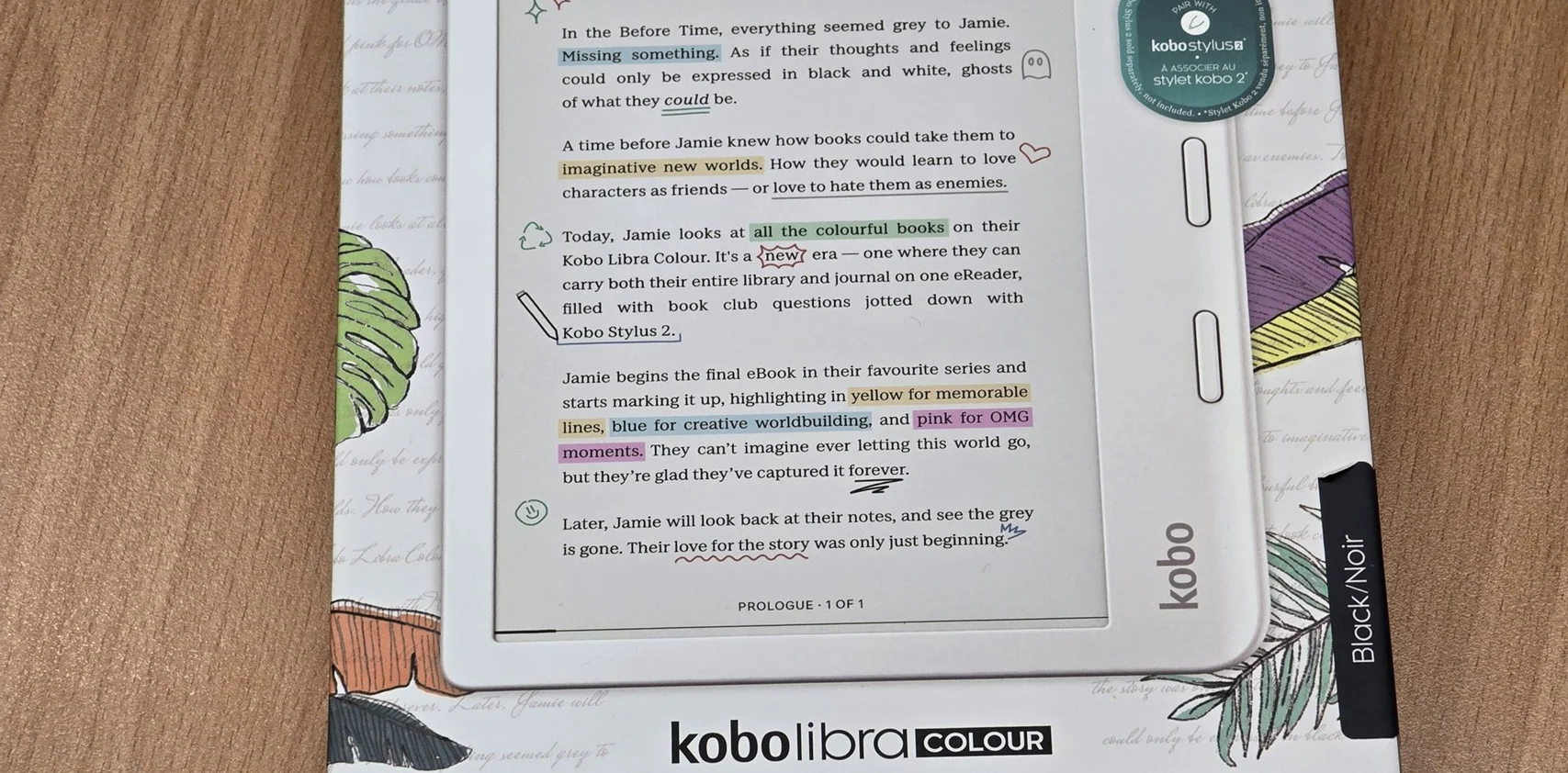 電子閱讀器開箱｜2024 年最新 Kobo Libra Colour 體驗分享，彩色閱讀器有比黑白好嗎？